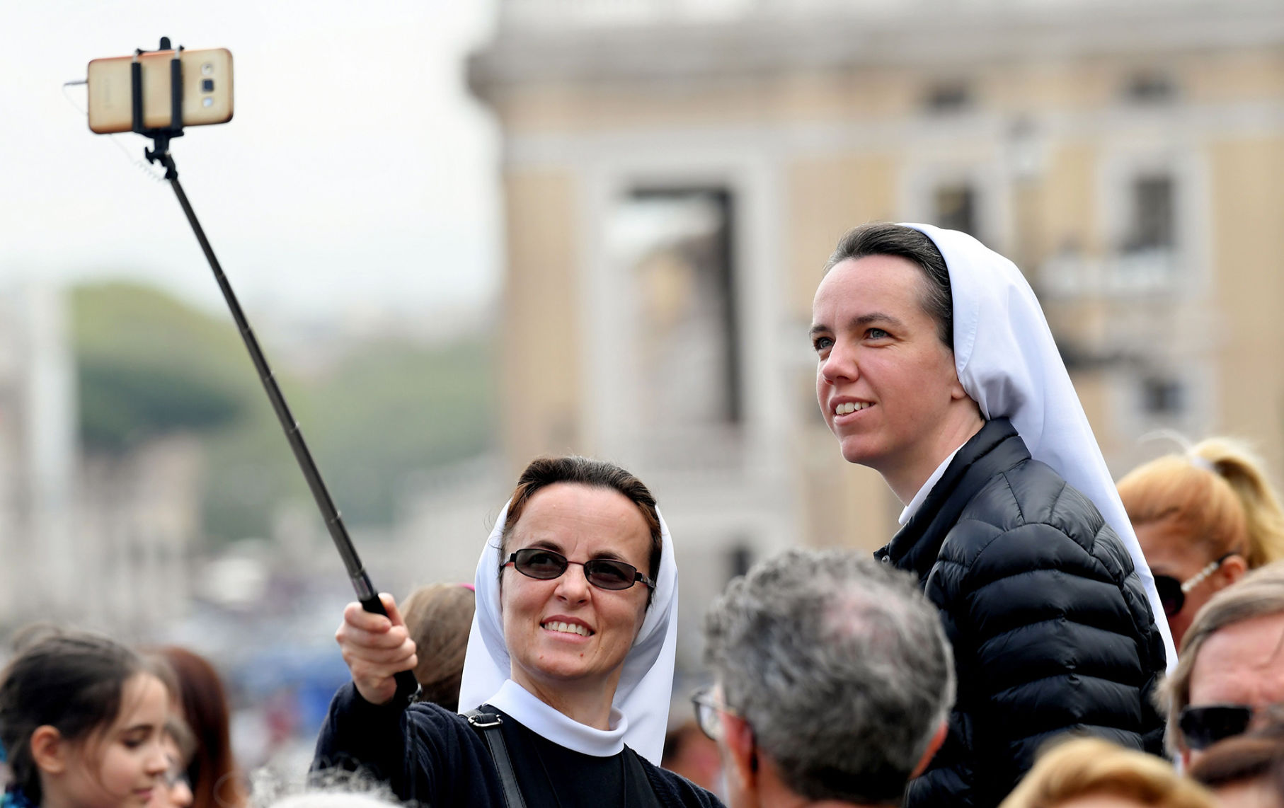 First commercially available selfie stick